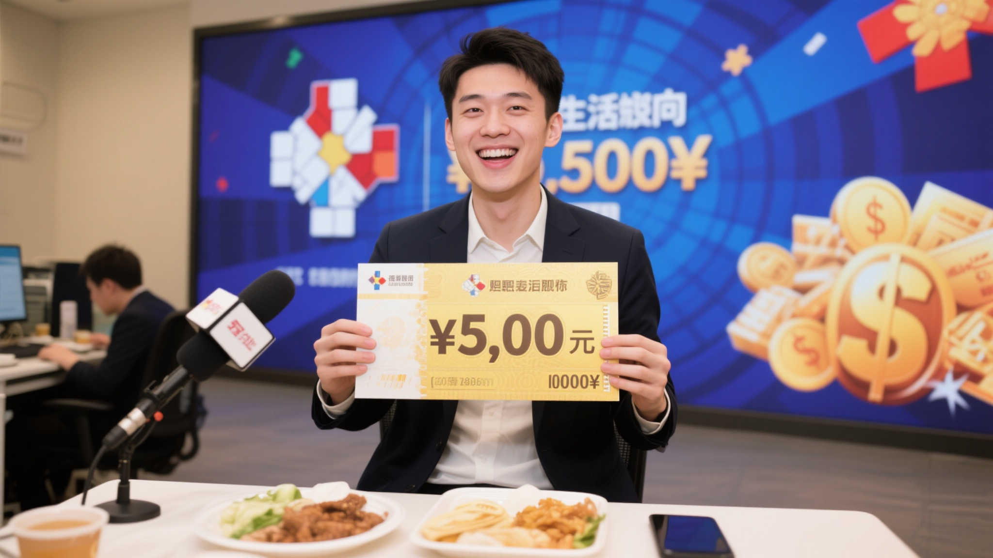 一般人面对如此巨额的奖金难免会情绪波动甚